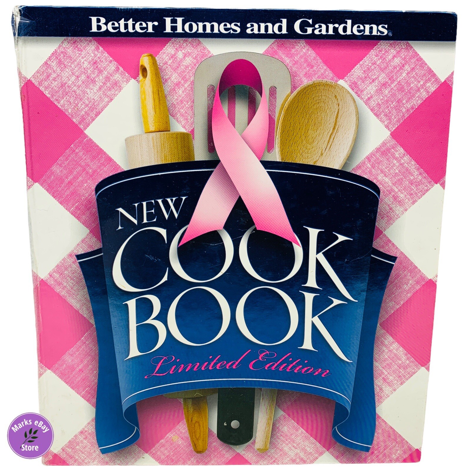 Y2K Better Homes and Gardens New Cook Book Pink Plaid 640 Color Pages