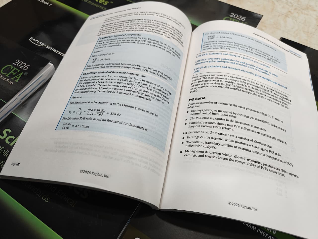 2026 CFA level 2 Exam Prepration Kaplan Schweser notes with Question Bank Latest
