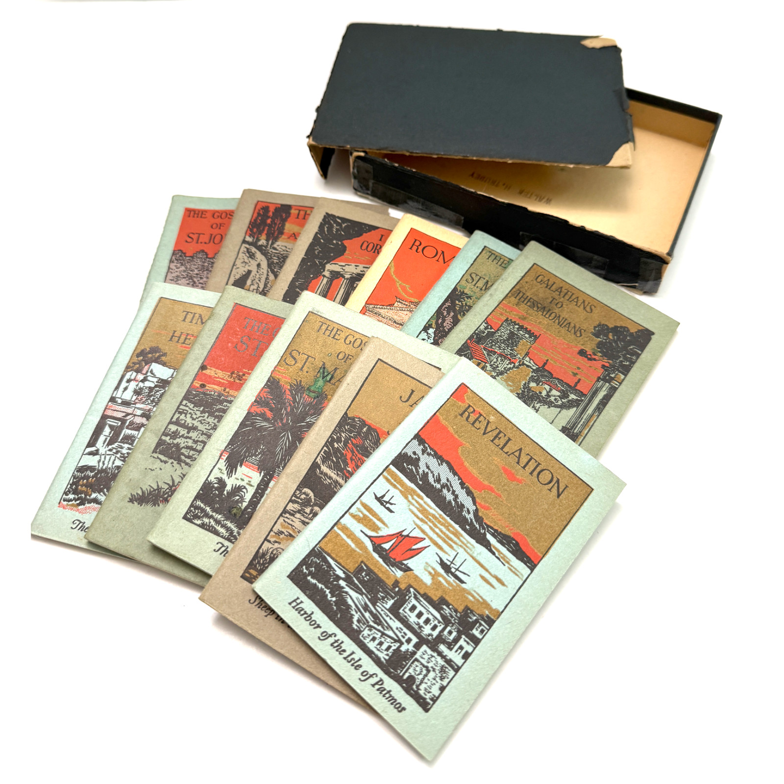 New Testament in 11 Volumes Box Set – King James-American Bible Society – 1920s