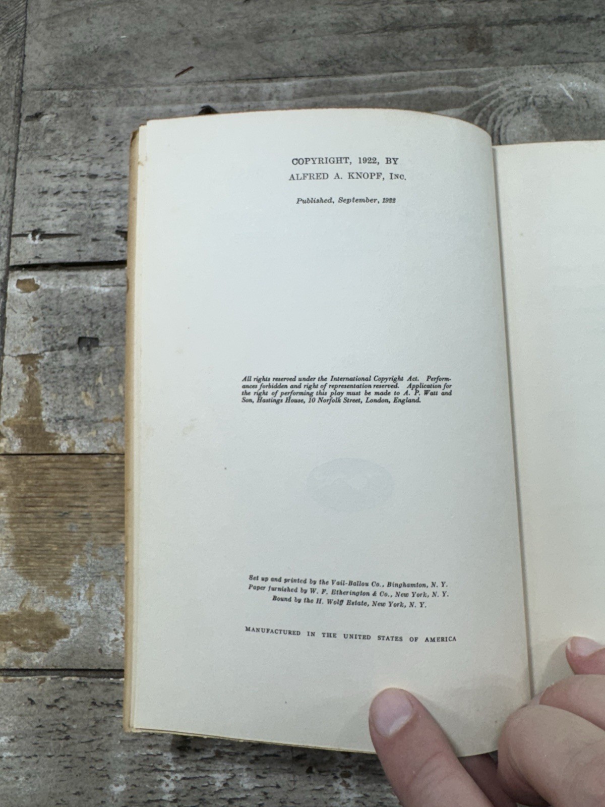 1922 Antique Novel “Hassan of Baghdad: Golden Journey to Samarkand”