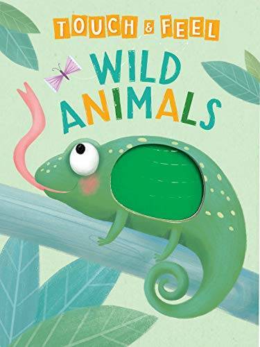 Wild Animals: A Touch and Feel Book – Children&rsquo;s Board Book – Educational – GOOD