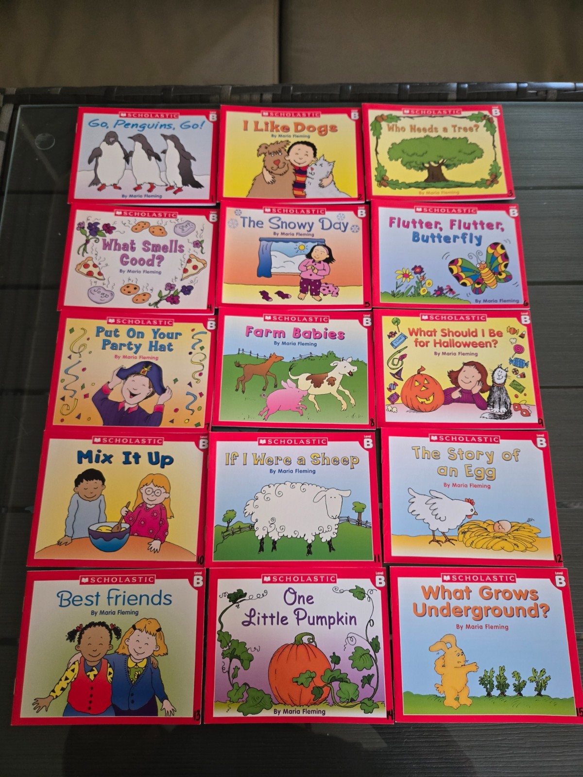 Complete 60 Book Set Scholastic Little Leveled Readers Levels A, B, C, D