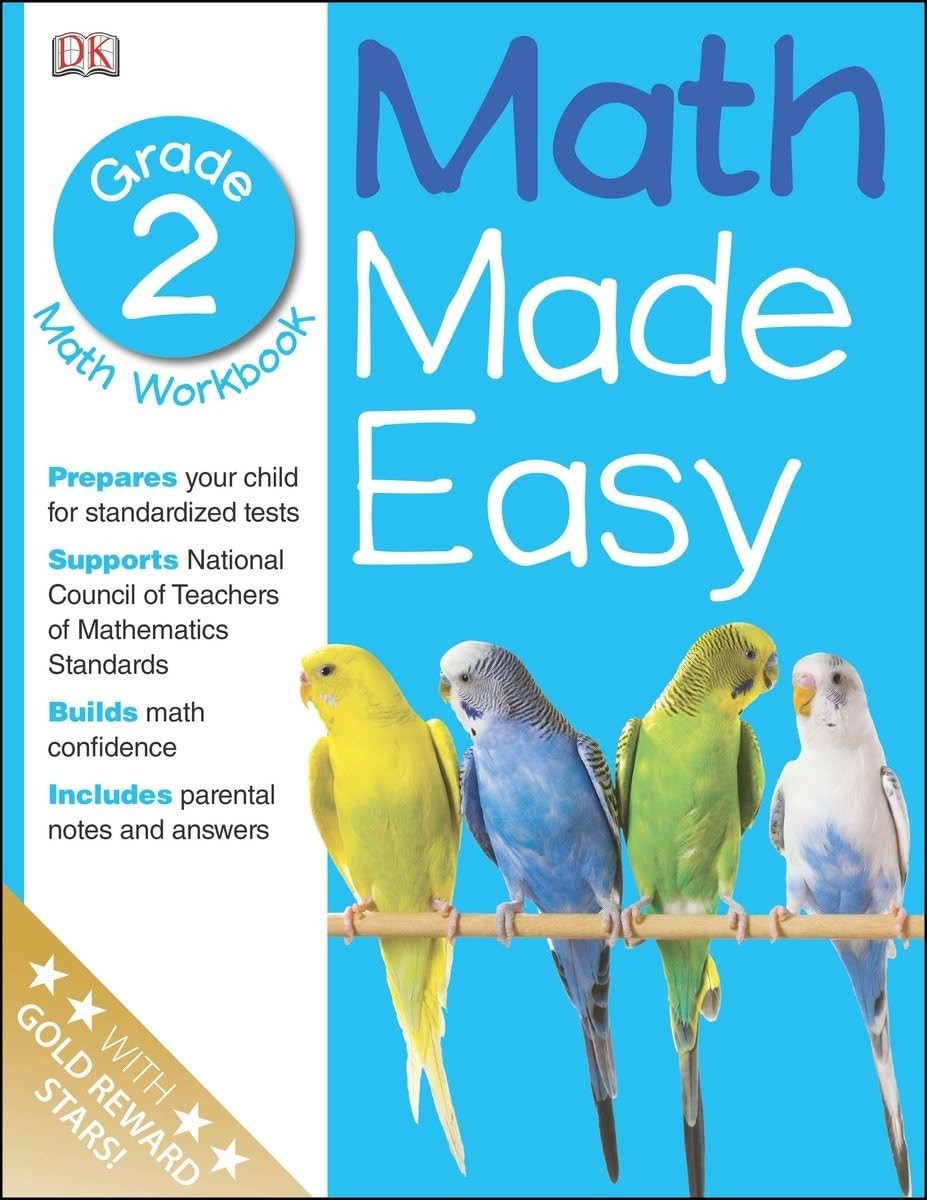 Math Made Easy: Second Grade Workbook (Math Made Easy) – paperback DK