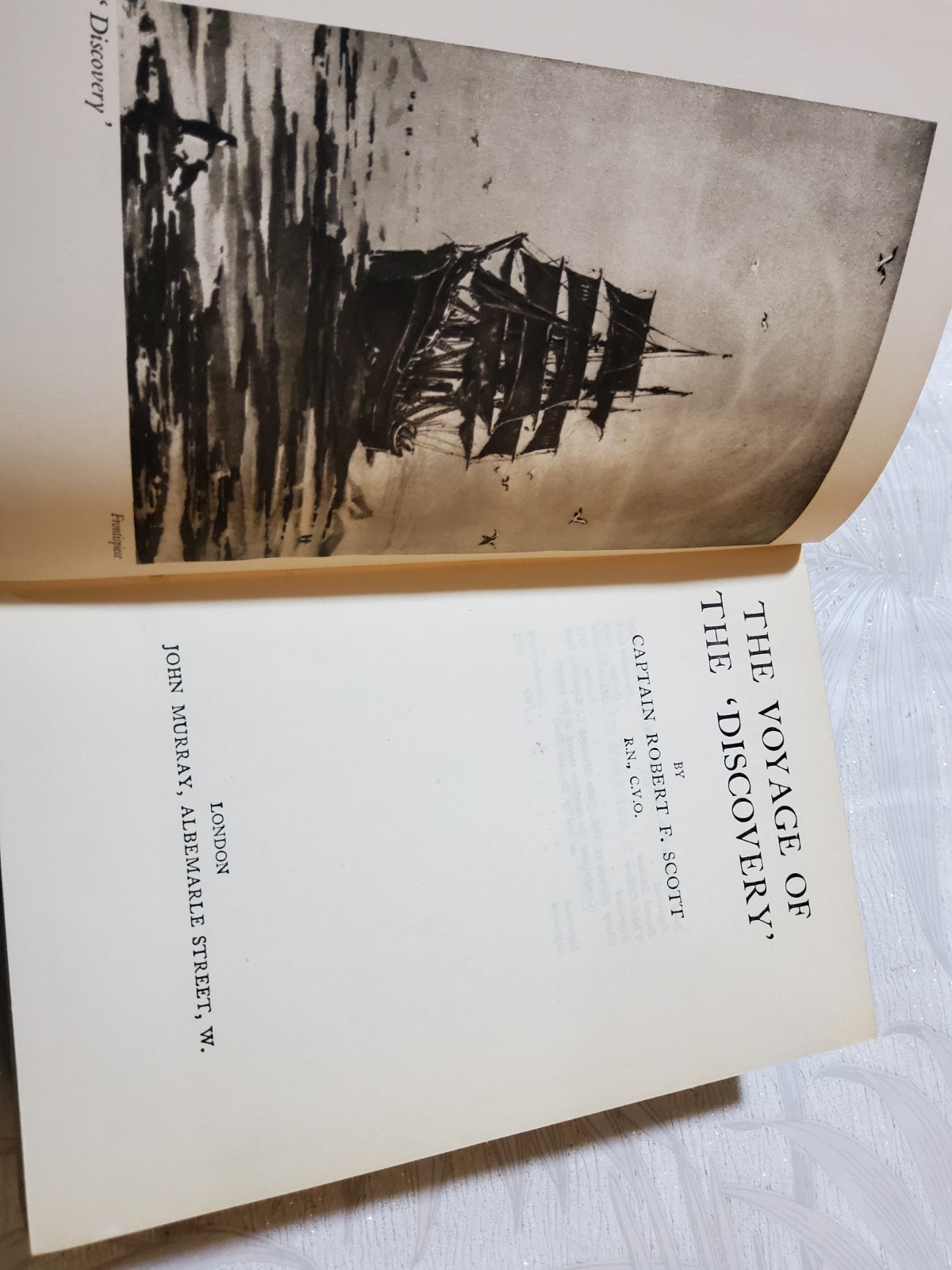 ❤️RARE 1937 NICE COND❤️Capt Robert Scott&rsquo;s Voyage of the Discovery❤️PLSE LOOK❤️