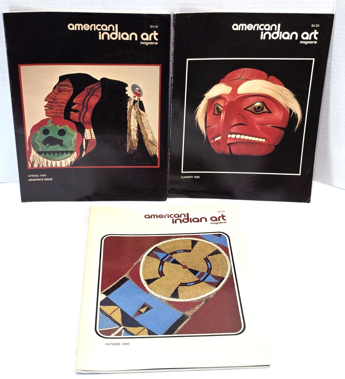 American Indian Art Magazine 1985 Spring Summer Autumn Editions Lot of 3