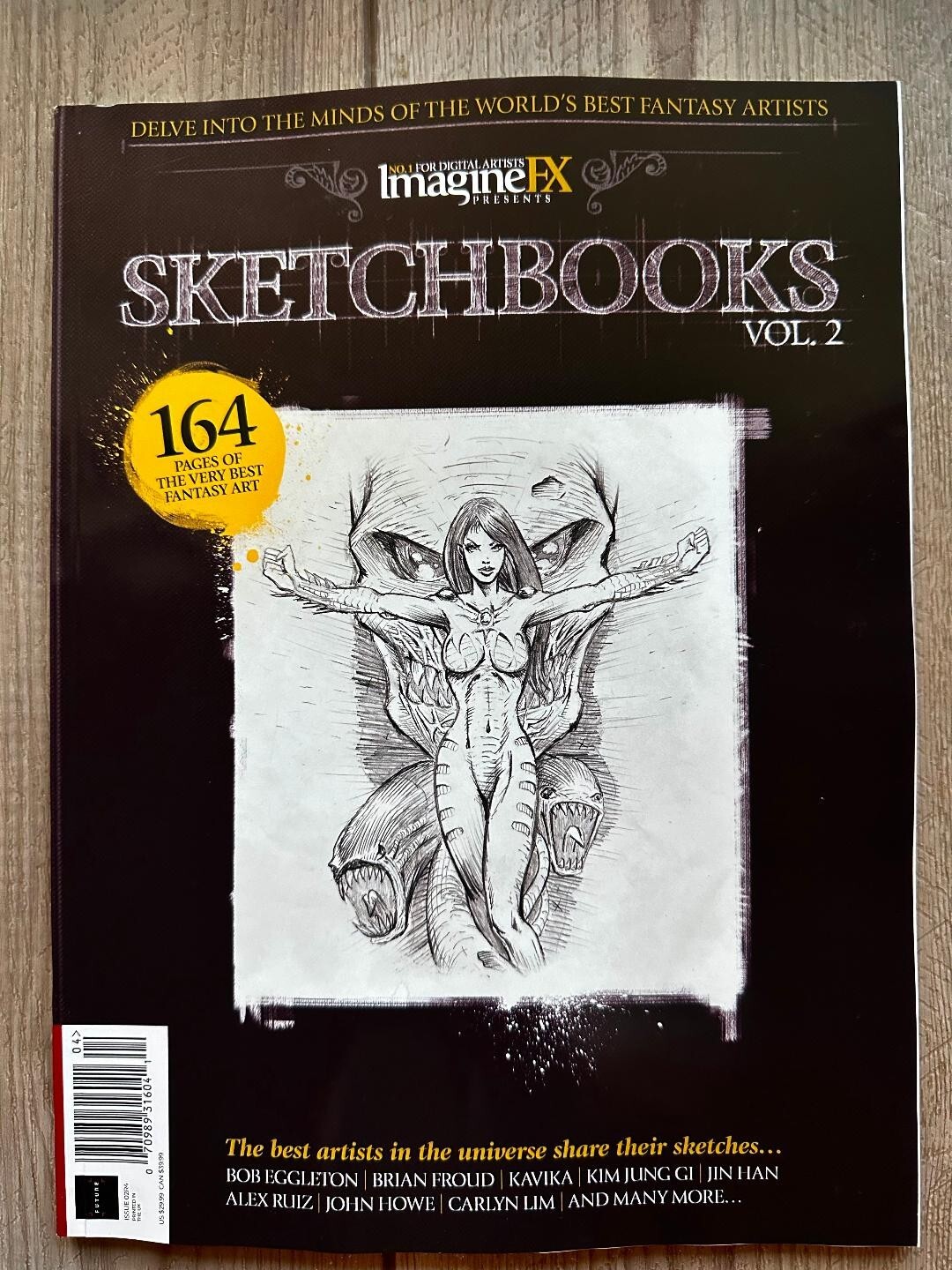 SKETCHBOOKS Vol 2 IMAGINEFX Magazine 162 Pages VERY BEST FANTASY ART Sketches