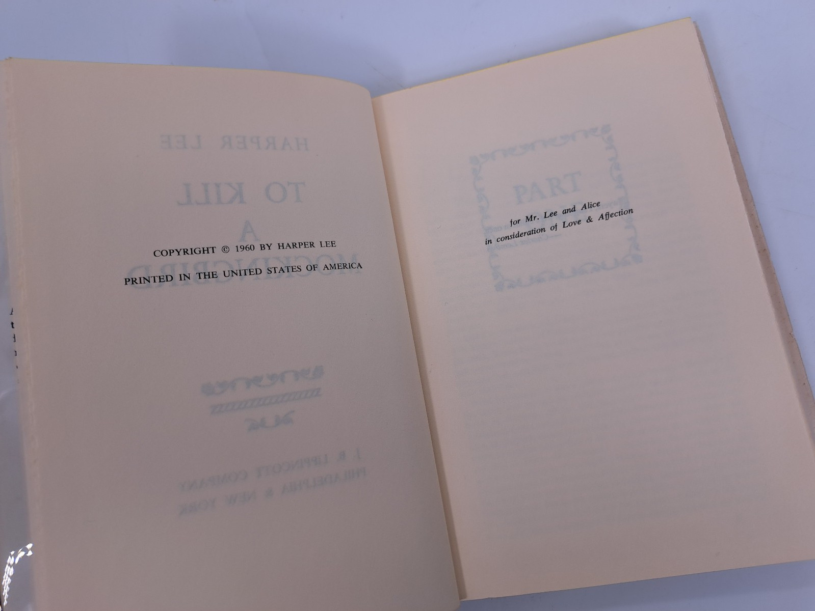 To Kill a Mockingbird ☆ Harper Lee ☆ First Book Club Edition ☆ 1960 (Capote)