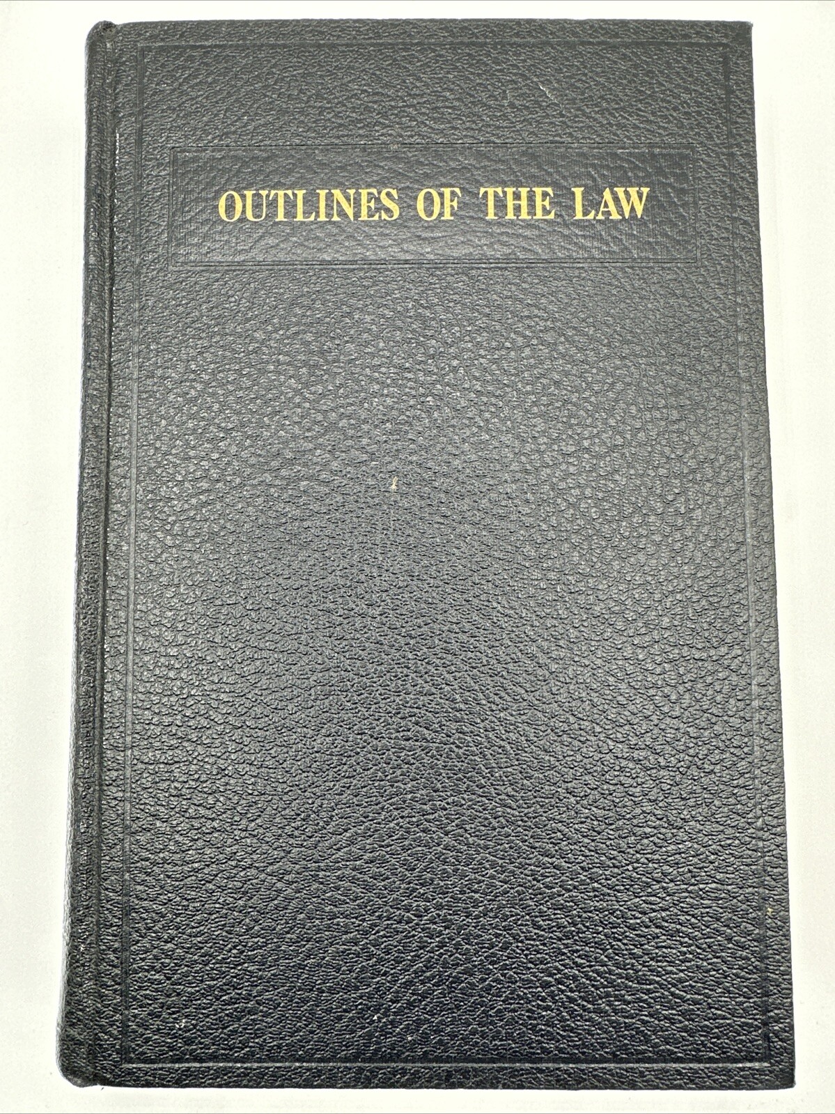 Outlines Of The Law V A Griffith 1950 Hardcover Rare 752 Total Pages