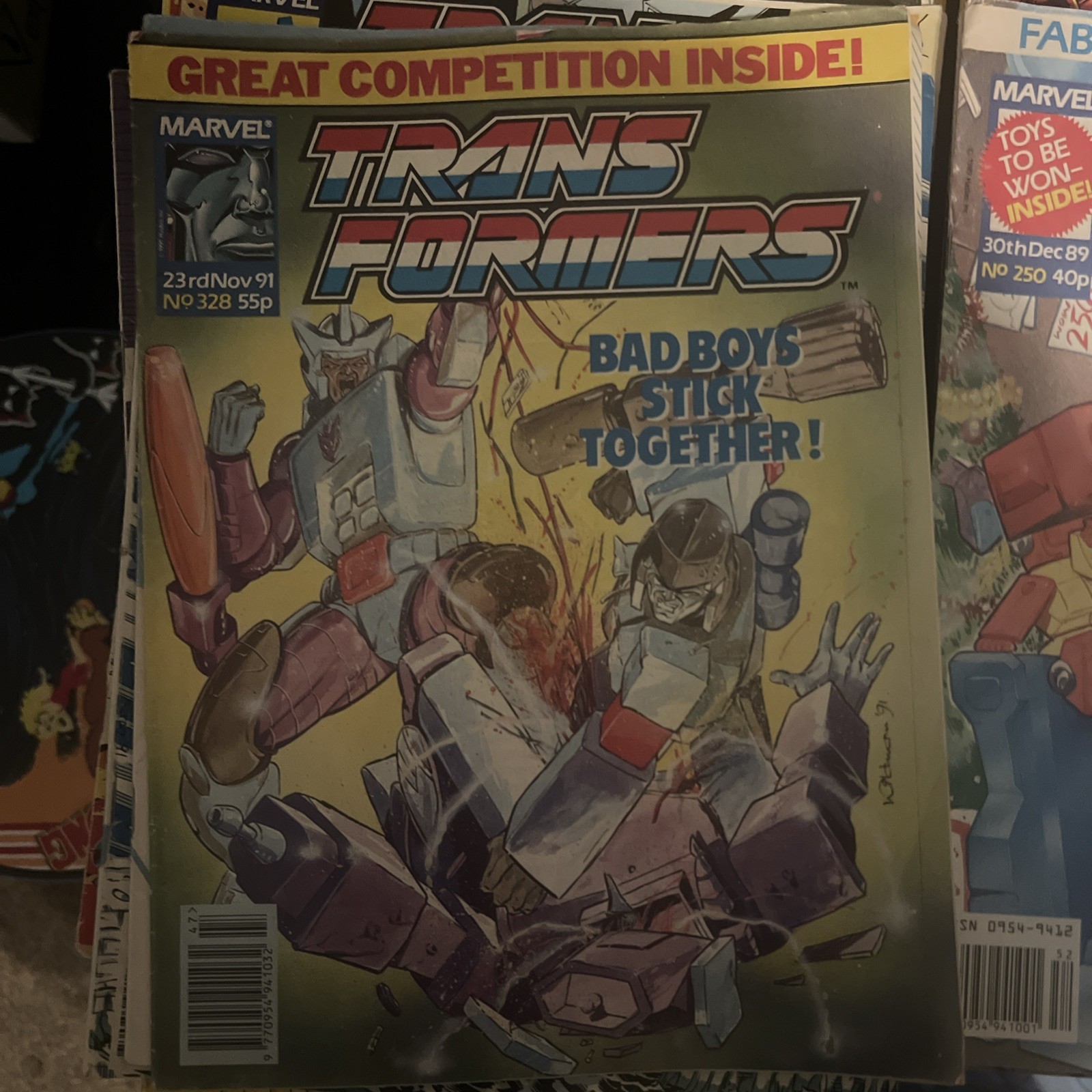 Transformers: Marvel Comics UK – #202 – 332 (Multi Select) 1989 – 1992