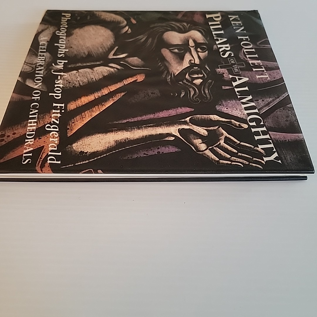 Ken Follett Pillars of the Almighty 1st Ed HC Vellum DJ Cathedral Photography