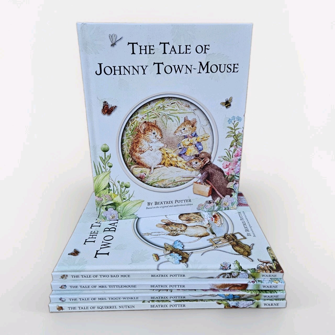 Lot of 5 Beatrix Potter Hardcover Books F. Warne & Co. Free Shipping VGC