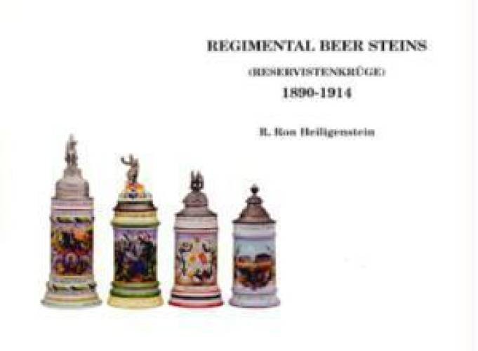 Regimental German Beer Stein ID Book 1890-1914 Mettlach