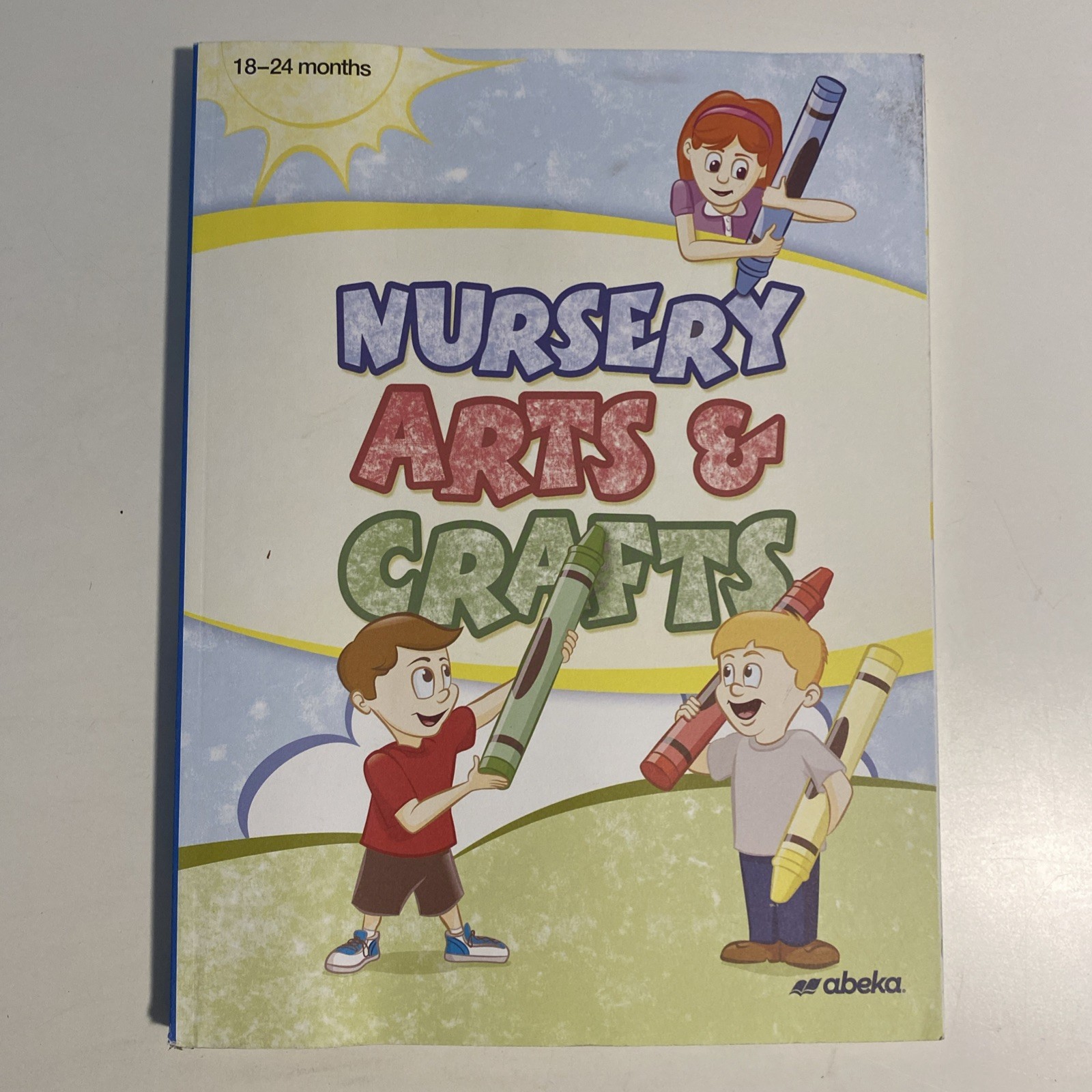 Abeka 18-24 Months Nursery Arts Crafts Clean Pages