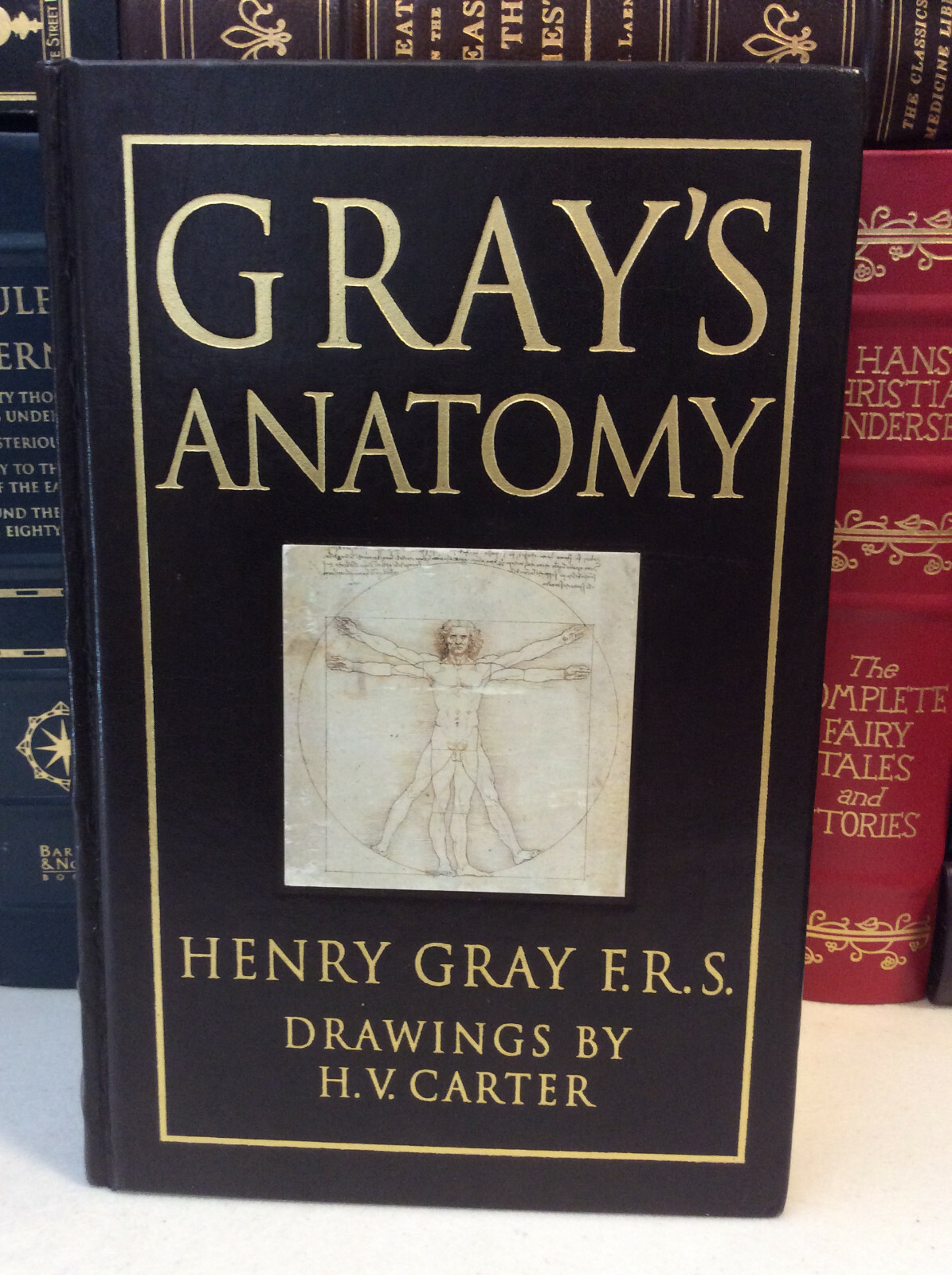 Gray&rsquo;s Anatomy by Henry Gray F.R.S. – lllus. by H.V. Carter, M.D. leatherbound