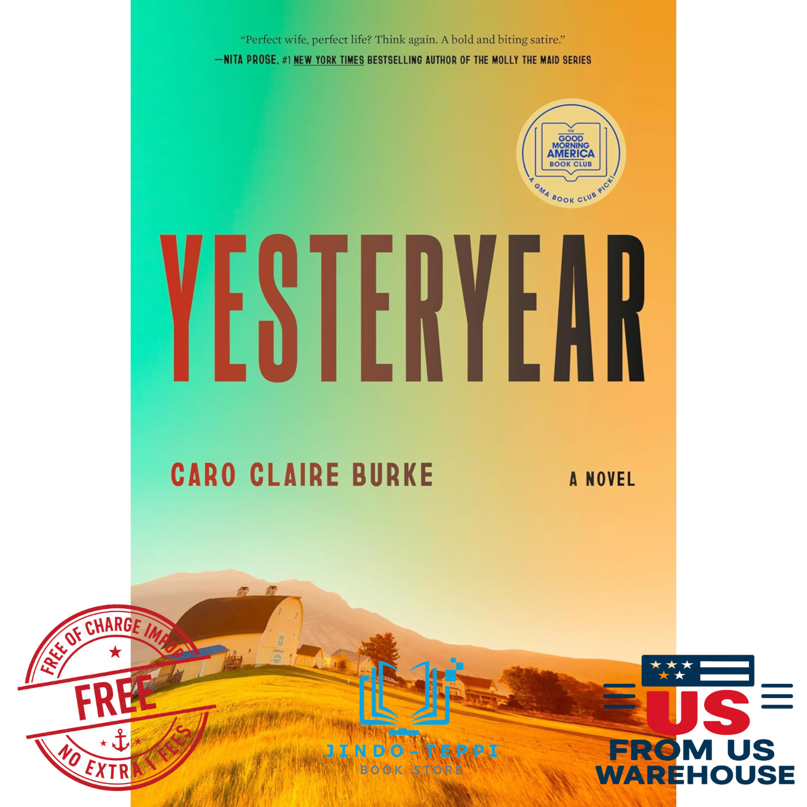 Yesteryear HC Caro Claire Burke 2026 New Psychological Thriller Novel Book