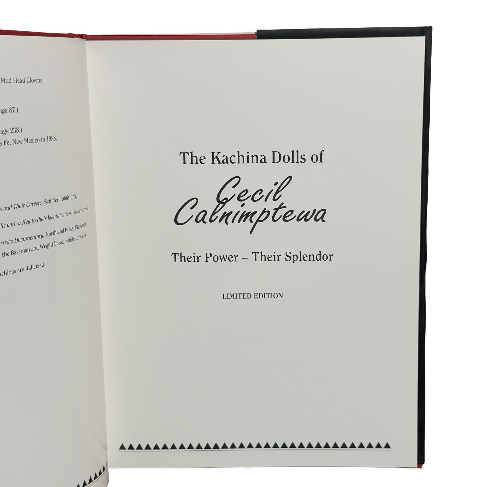 The Kachina Dolls of Cecil Calnimptewa: Their Power Their Splendor 1054 Of 1500