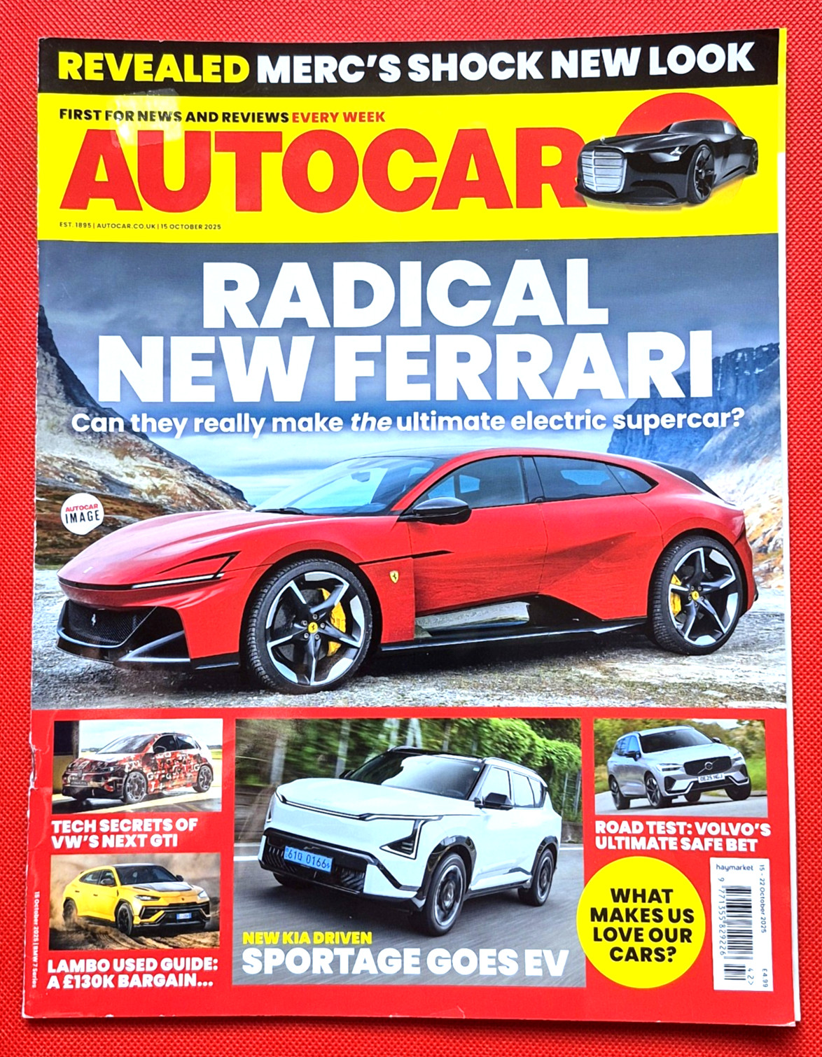 Autocar 15 Oct 2025 – LANCIA DELTA HF INTEGRALE EVO – BMW 750E – VOLVO XC60 T8