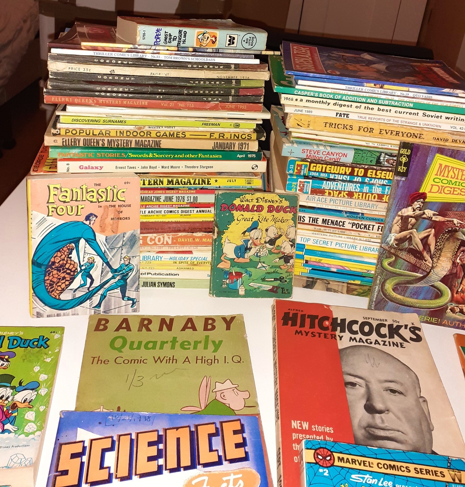 105x Huge RARE VINTAGE DIGEST COMICS BLB PULPS PAPERBACKS lot 1940s 50s 60s 70s