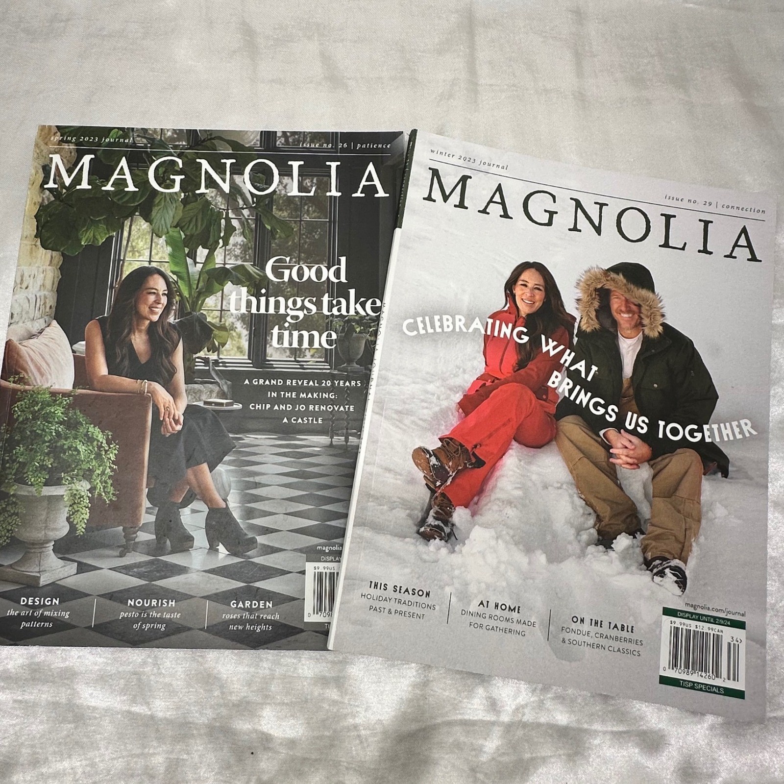 Magnolia Journal Magazine Lt 2023 Issues 26 29 Spring Winter Excellent Condition