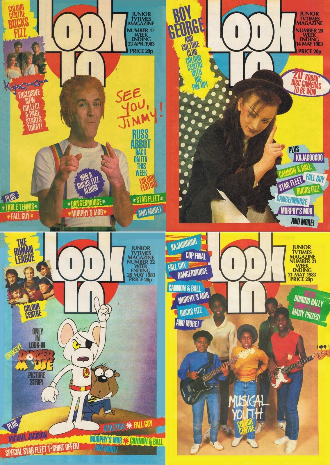 Look-In – United Kingdom Television Magazine V. 13 (1983) – 40 Old Issues on DVD