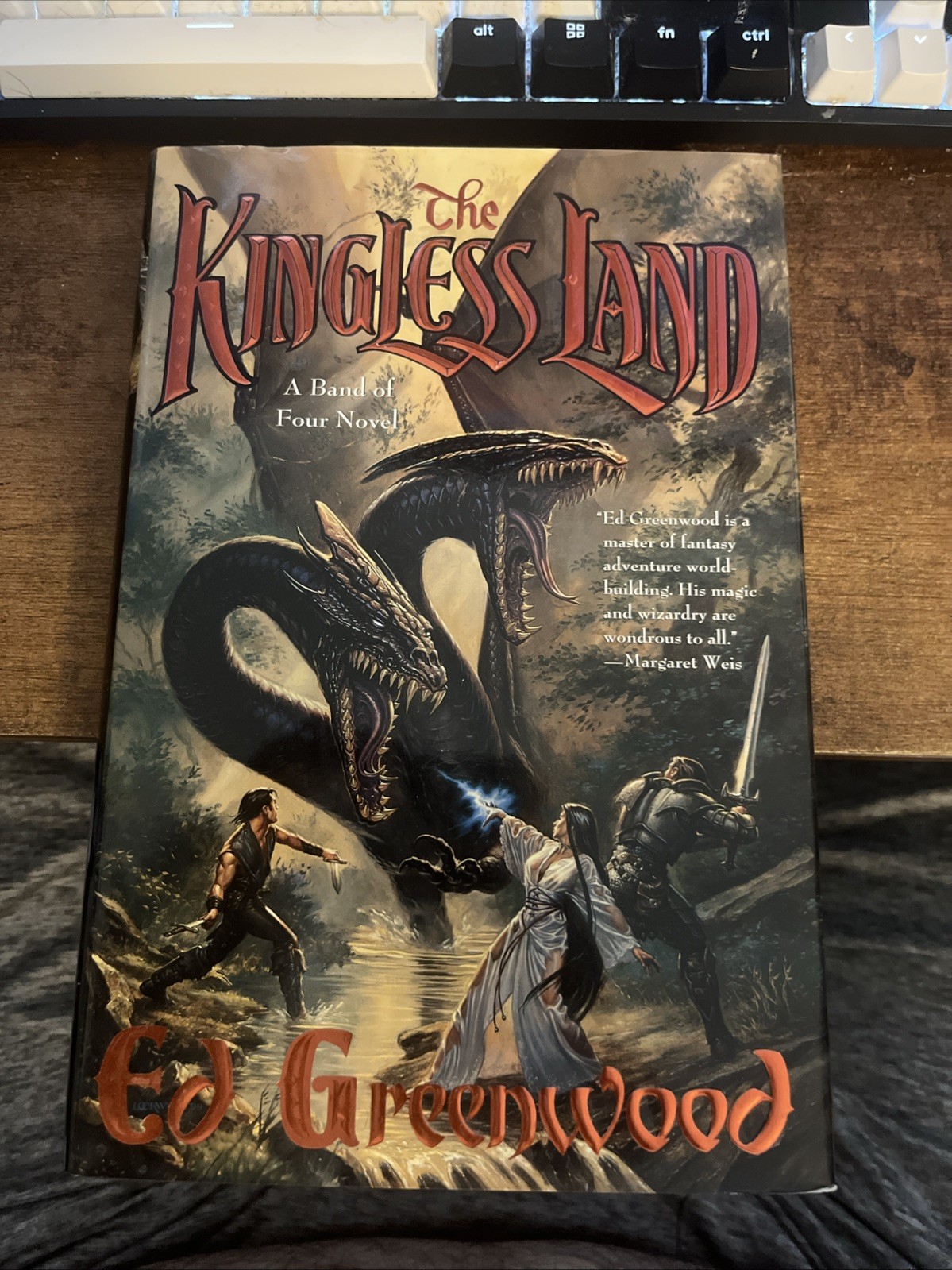 The Kingless Land A Novel Ed Greenwood Hardcover Used – Very Good