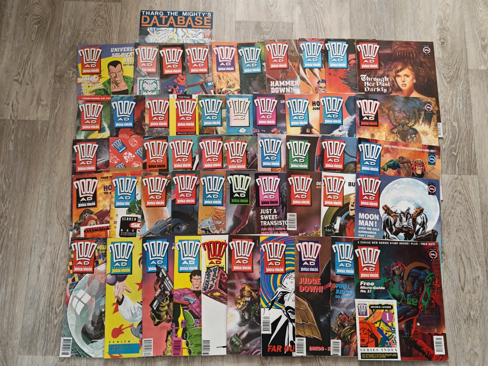 2000AD Comics Job Lot 751 – 800 COMPLETE Run 49 Issues Judge Dredd 1991 1992