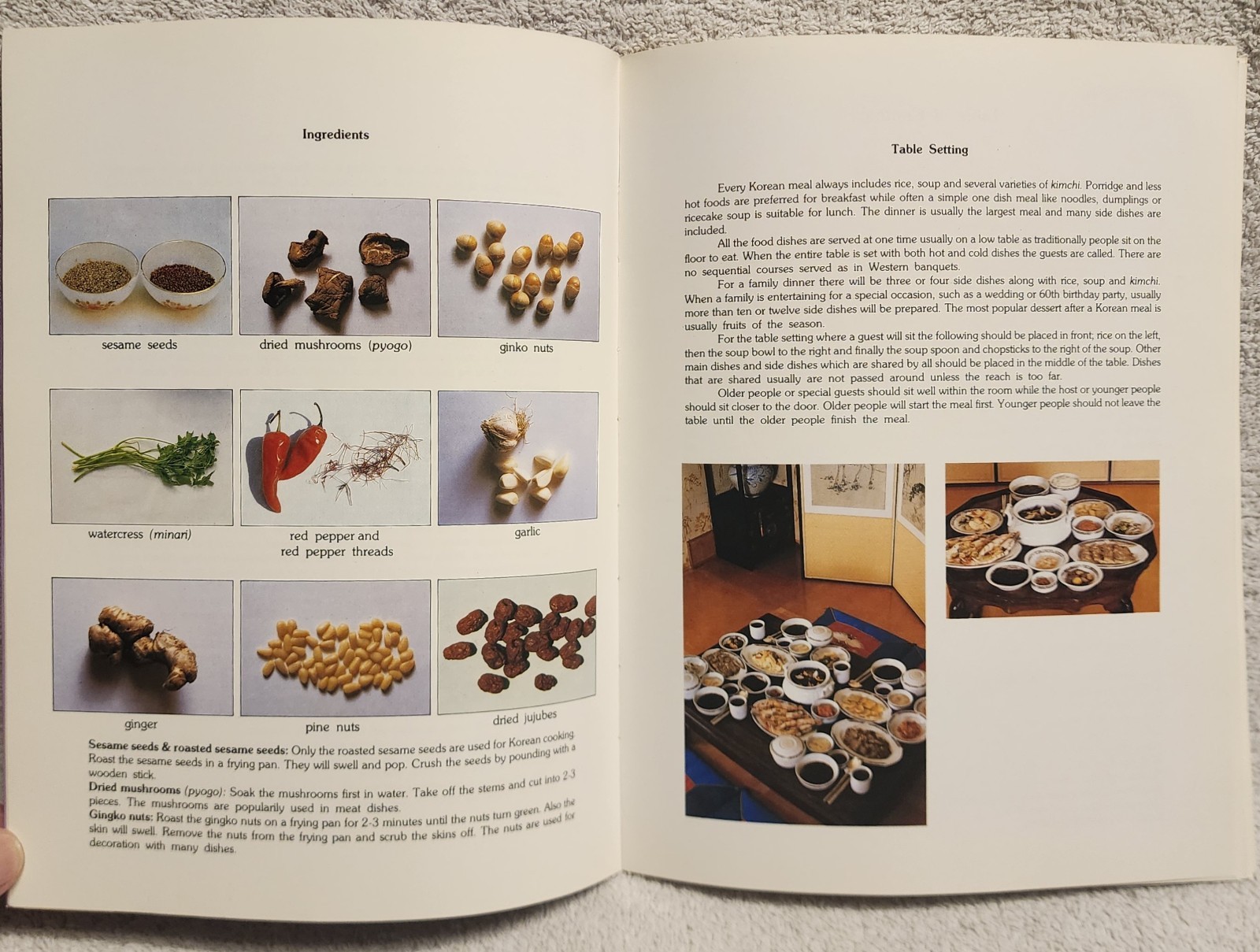 Korean Recipes by Shim Chung Shil 1985 Paperback Cookbook Seoul South Korea