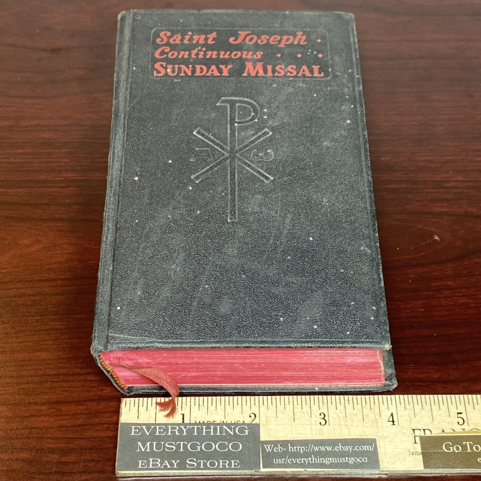 St. Joseph Continuous Sunday Missal Mass 1957, Confraternity Version Illustrated