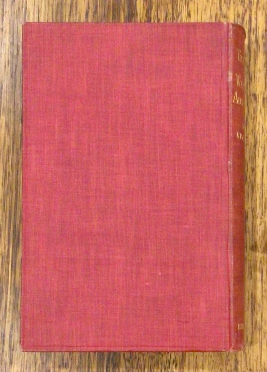 RARE (1902) MAY VIVIENNE ‘Travels in Western Australia’ VERY GOOD Hardcover