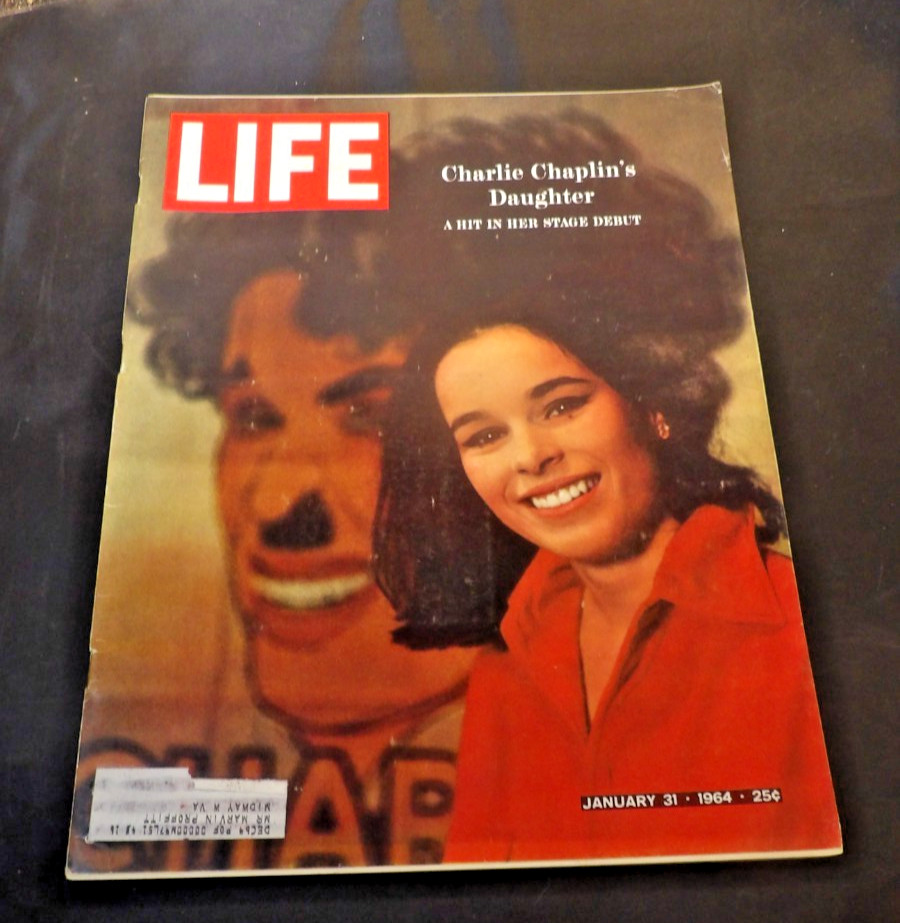 Life Magazine January 31 1964 Charlie Chaplin&rsquo;s Daughter VTG