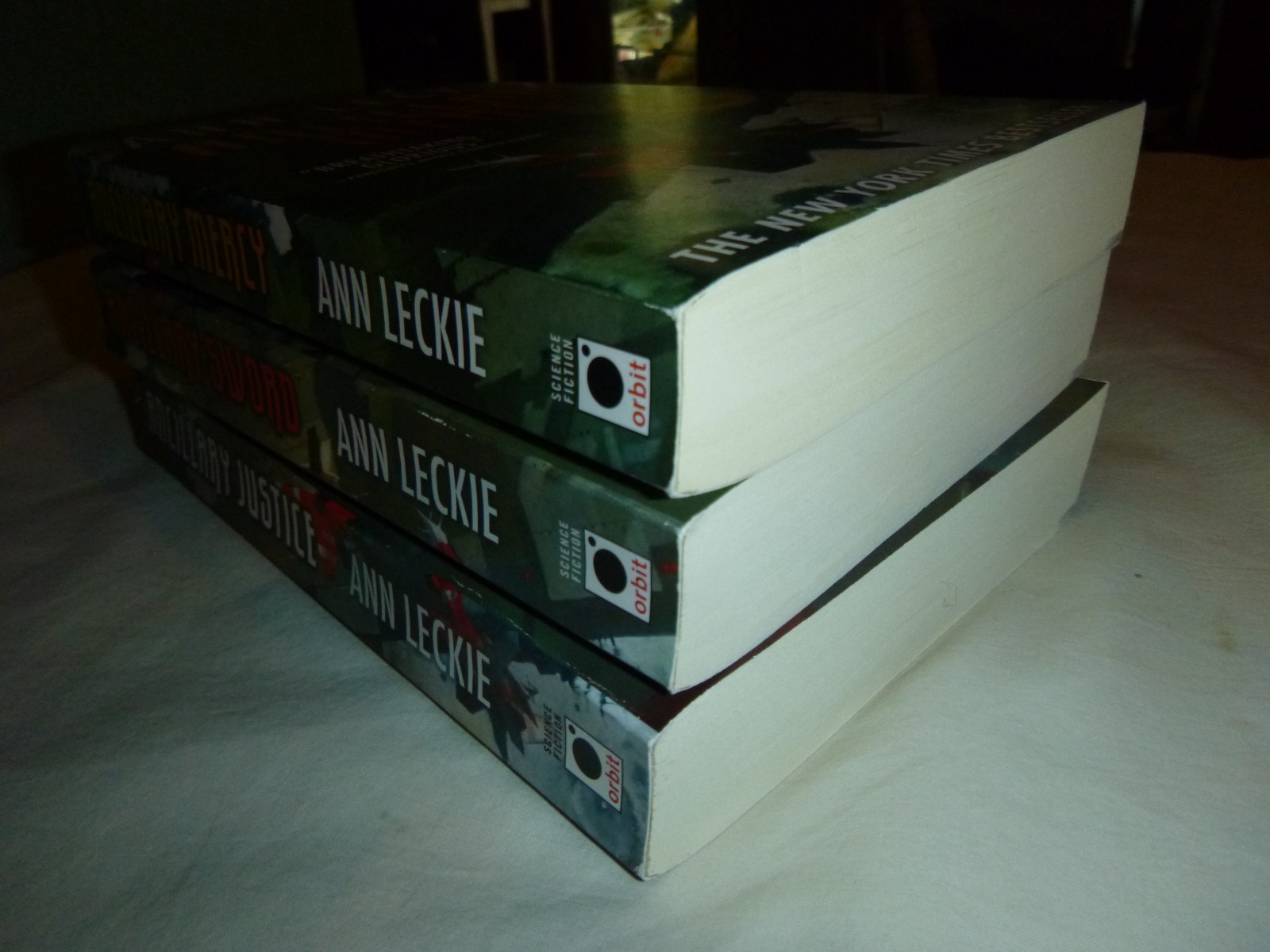 Imperial Radch Trilogy by Ann Leckie Softcover Lot of 3 Ancillary Justice