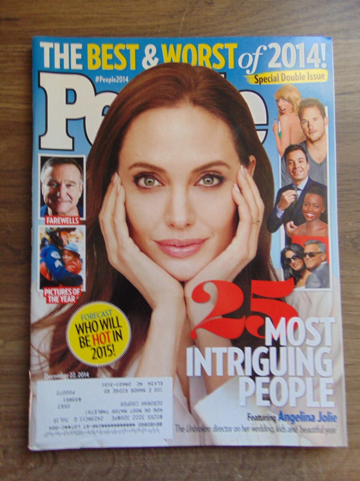 People Magazine Angelina Jolie Jimmy Fallon December 22, 2014