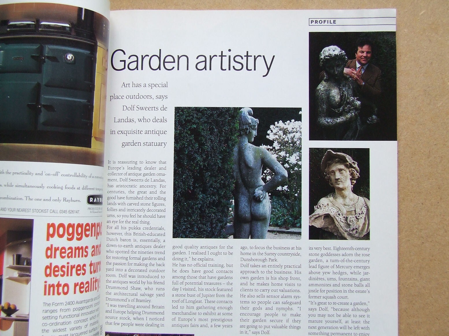 VINTAGE HOMES & GARDENS MAGAZINE JUNE 1997, 176 PAGES