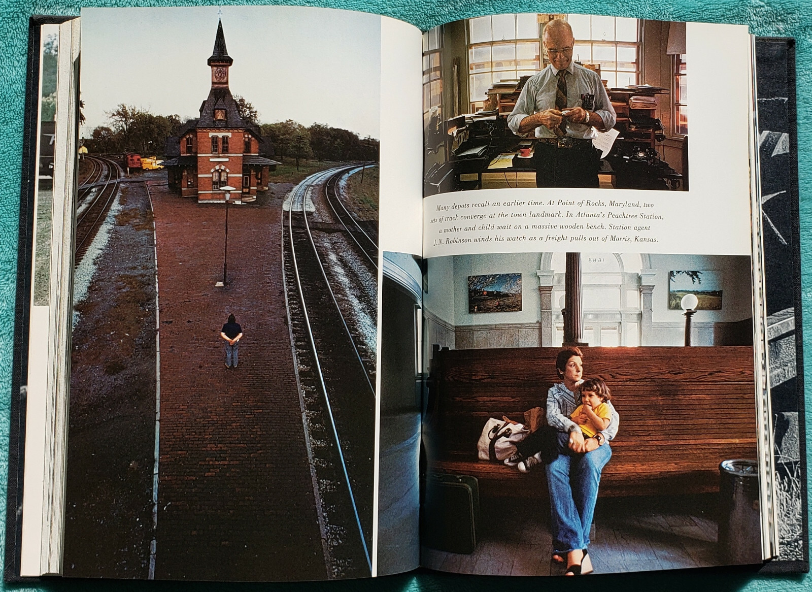 Railroads The Great American Adventure Charlton Ogburn 1977 Hardcover 205 Pages