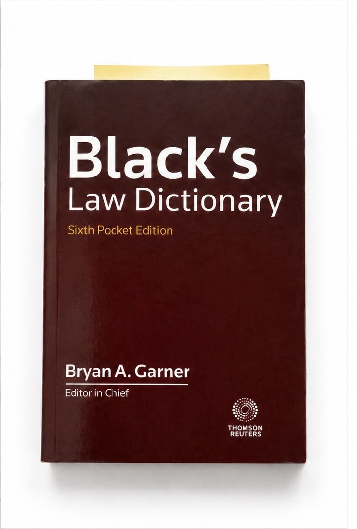 Black’s Law Dictionary Pocket Edition 6th Bryan A. Garner Paperback Like New