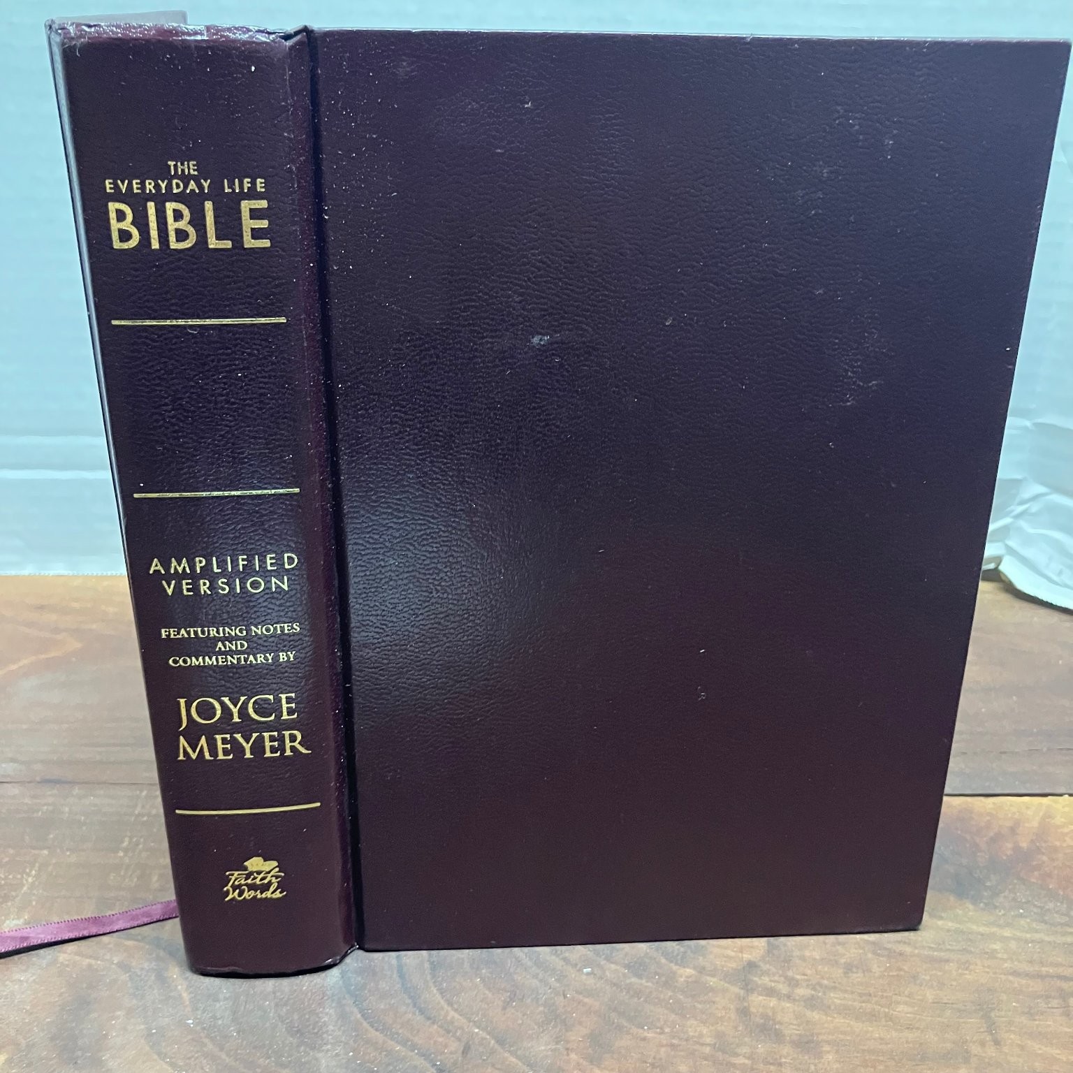 The Everyday Life Bible Joyce Meyer 2006 First Edition Amplified FaithWords
