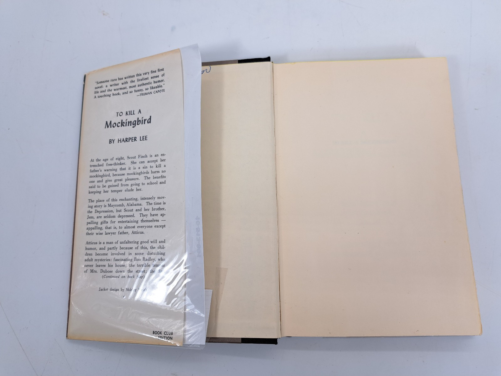 To Kill a Mockingbird ☆ Harper Lee ☆ First Book Club Edition ☆ 1960 (Capote)