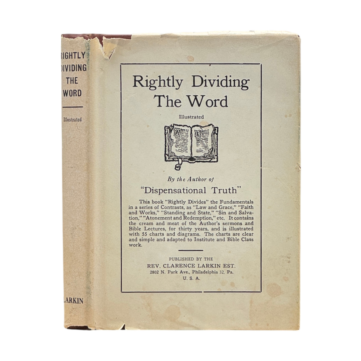 CLARENCE LARKIN. Rightly Dividing The Word HC VG