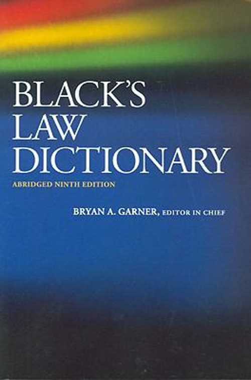 Black&rsquo;s Law Dictionary Paperback Bryan A. Garner