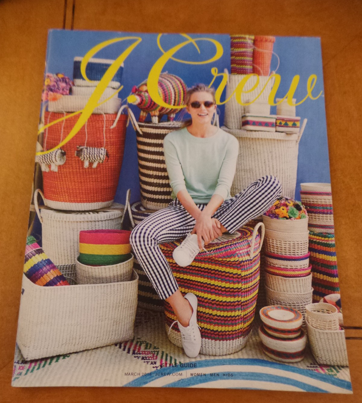 J. CREW Style Guide Fashion Catalog great clothes, great models March 2016 NF