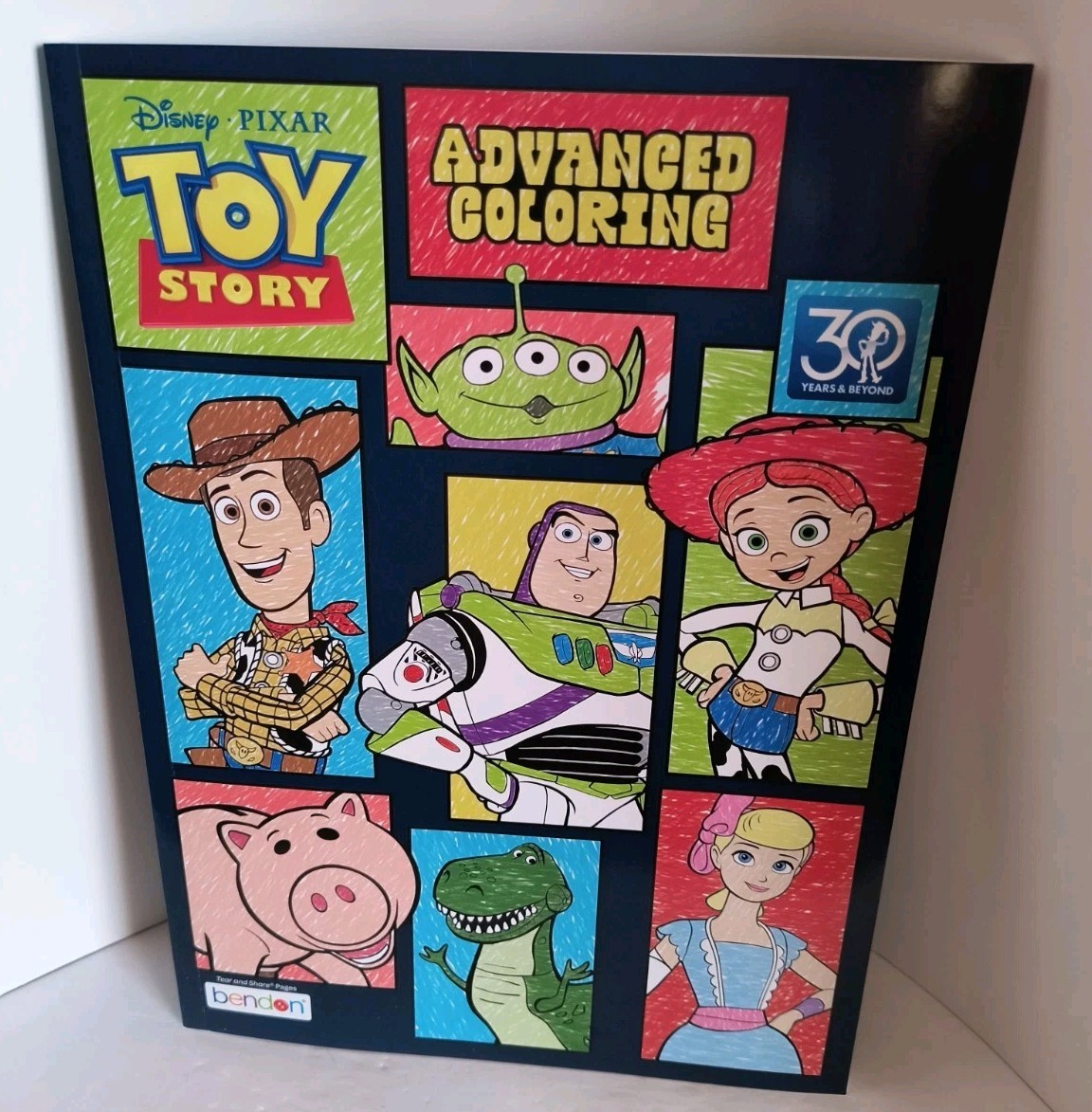 DISNEY TOY STORY Advanced Coloring Book with Tear & Share Pages NEW! Free Ship!