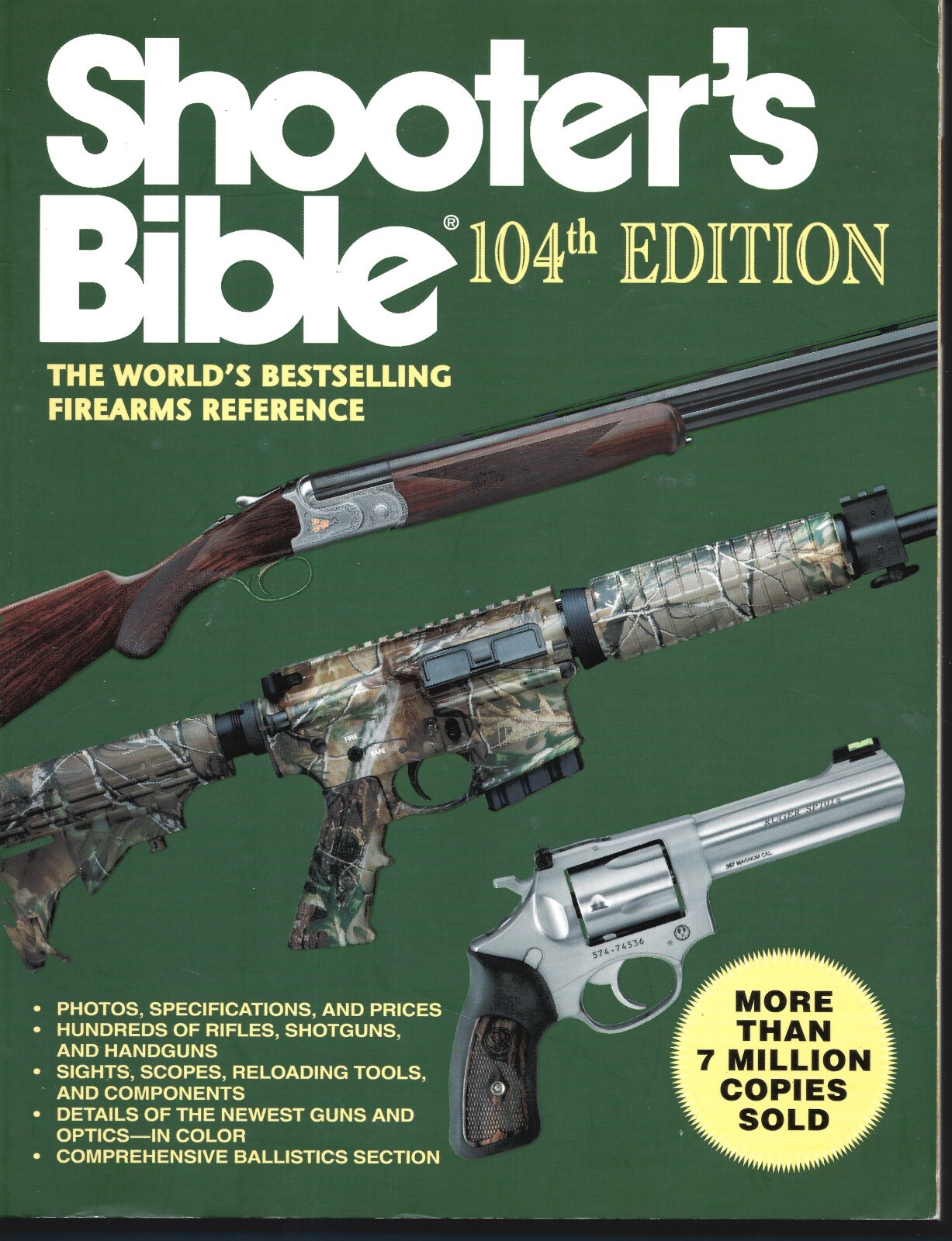 Shooter&rsquo;s Bible-Firearms Reference-104th Edition-2012-600 pages