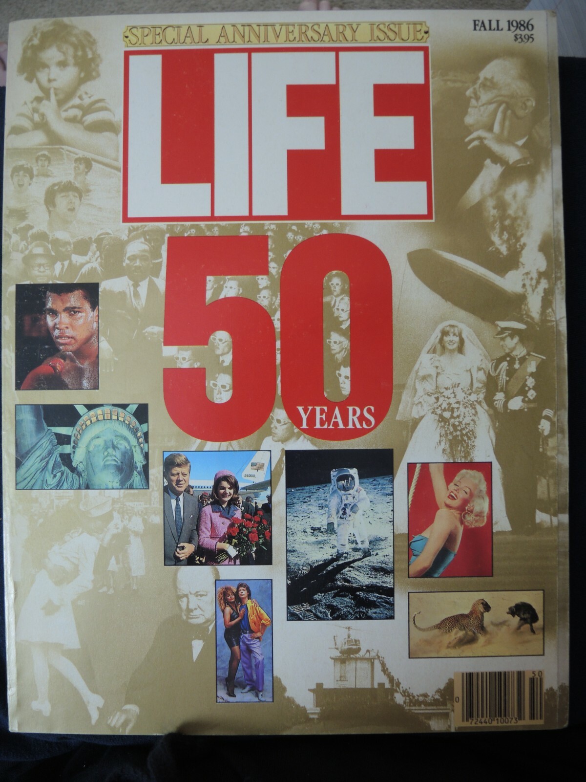 LIFE MAGAZINE 50 YEARS SPECIAL ANNIVERSARY ISSUE FALL 1986 416 PAGES