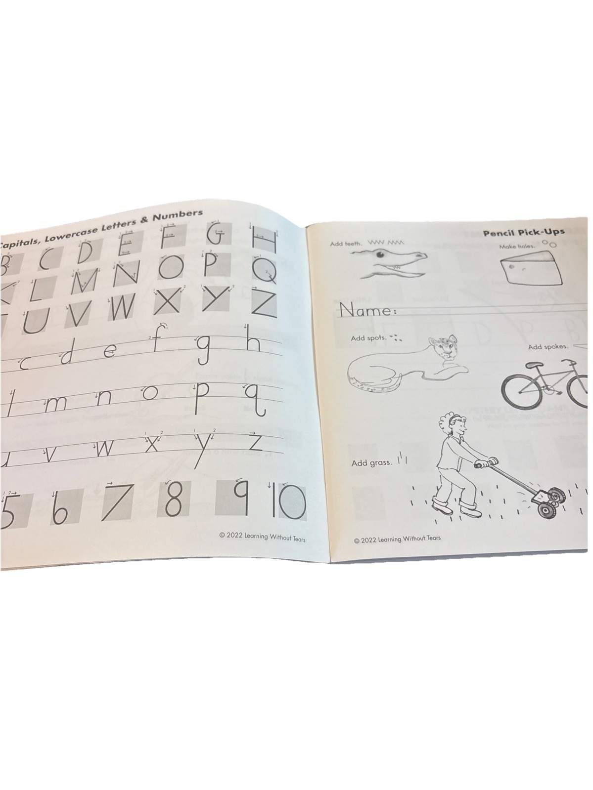 Handwriting Without Tears Printing Power Workbook Homeschool 9th Ed 2018 Name*