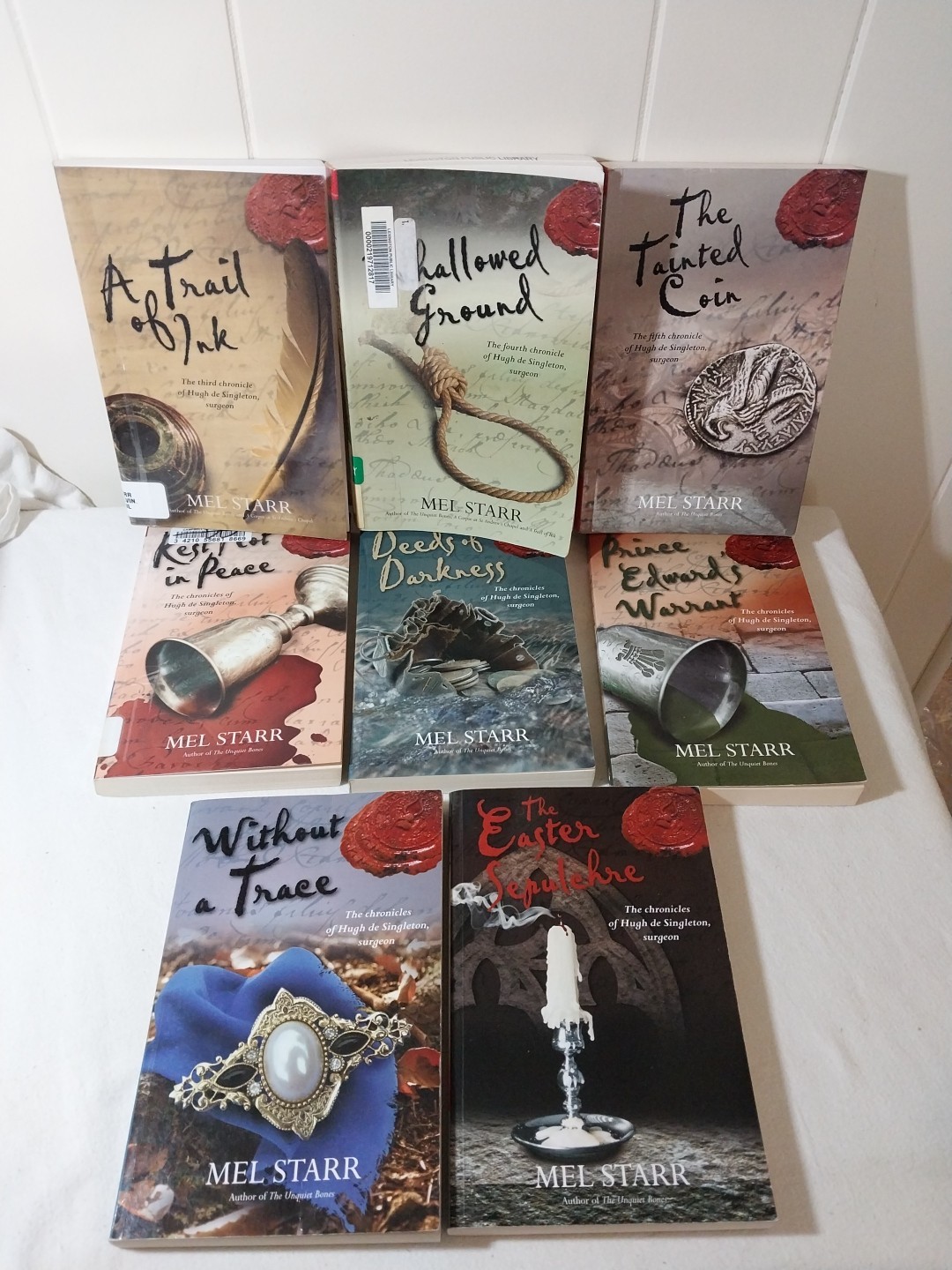 Mel Starr&rsquo;s Chronicles Of Hugh De Singleton Lot of 8 Books Medieval Mystery