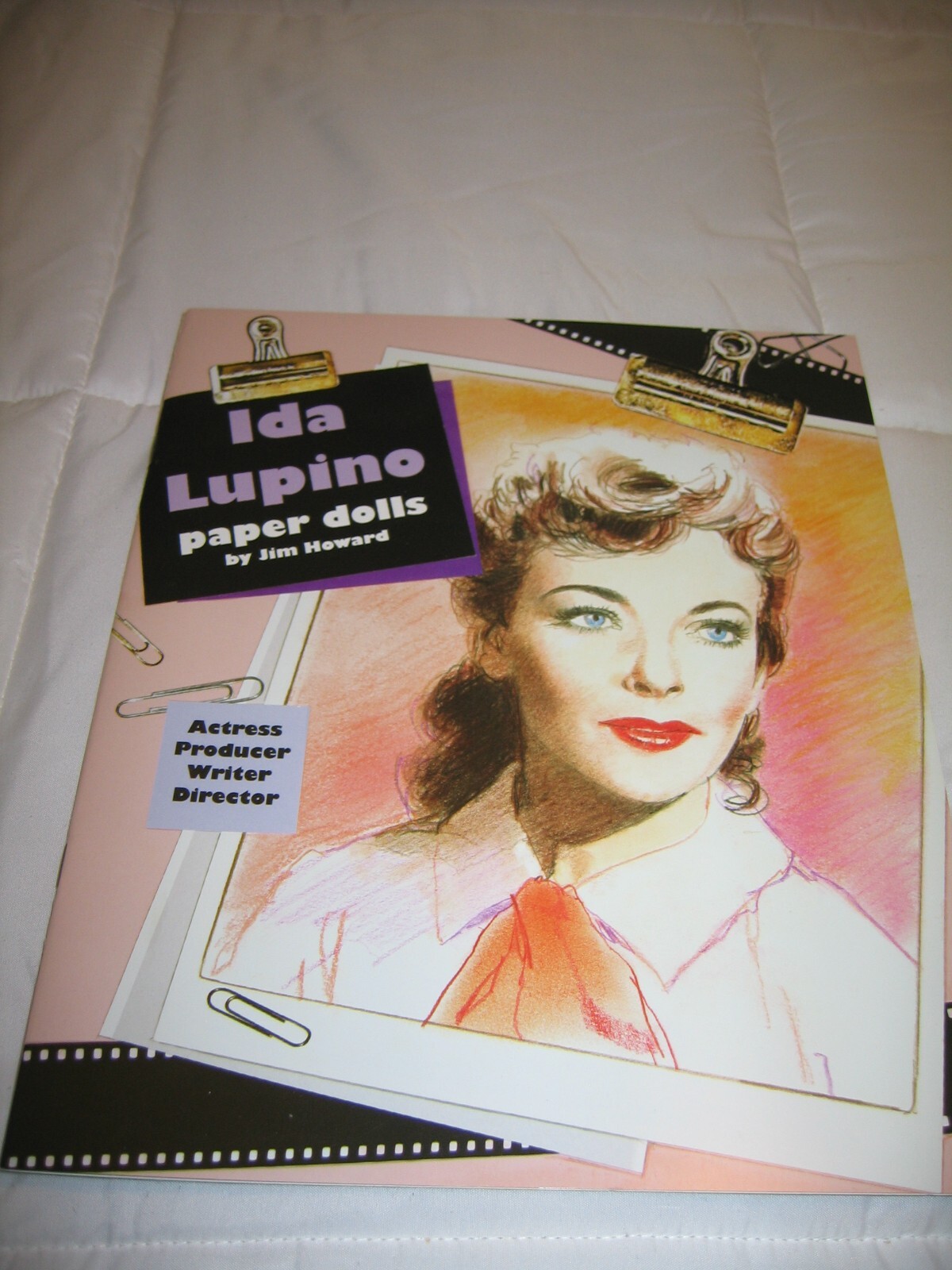 Ida Lupino Paper Dolls Book Jim Howard NEW