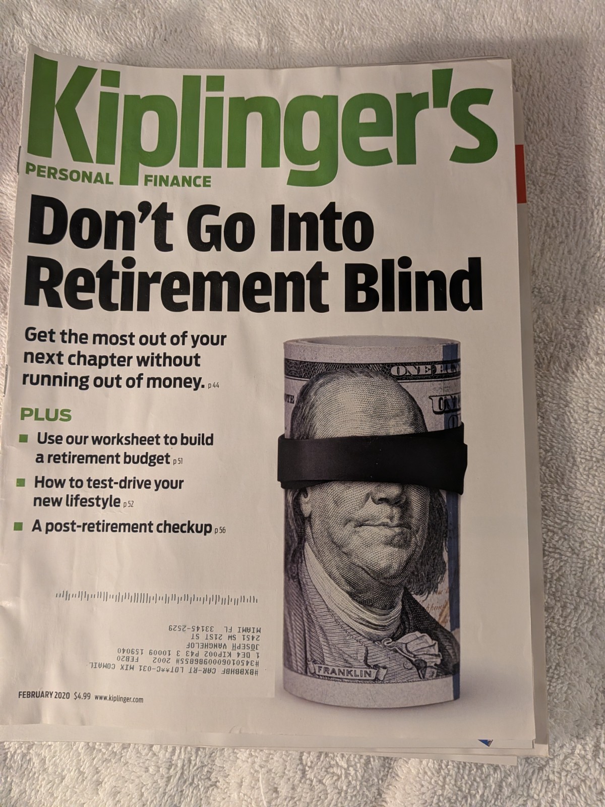Lot Of 5 Kiplinger Personal Finance Magazines Oct 2019-to- Feb 2020