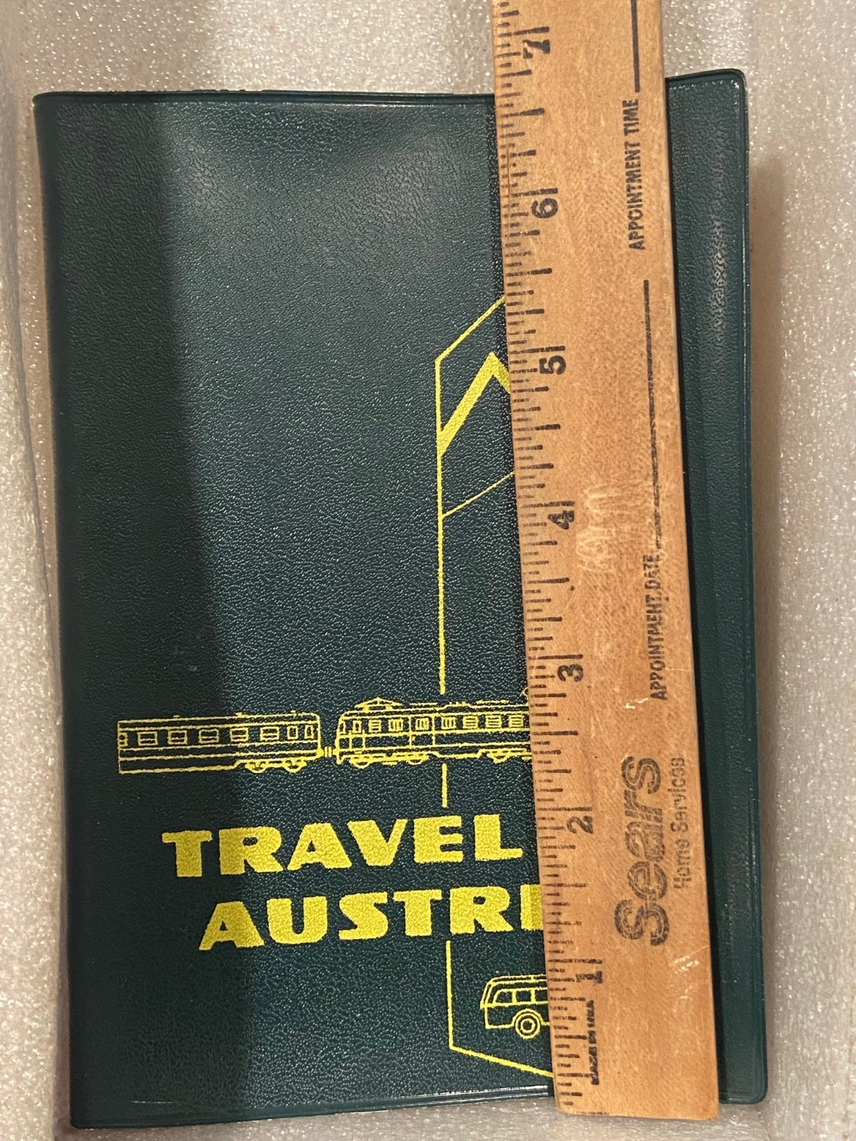 Vintage 6.5&Prime; Travel in Austria Book Vinyl Cover w/Fold Out Maps *Pre-Owned* BSDS
