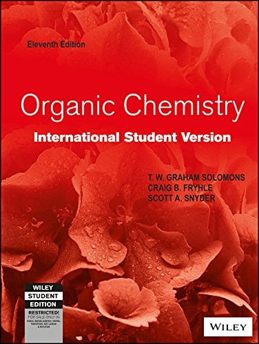 Organic Chemistry 11th Edition – Solomons Snyder – Very Good – See condition…