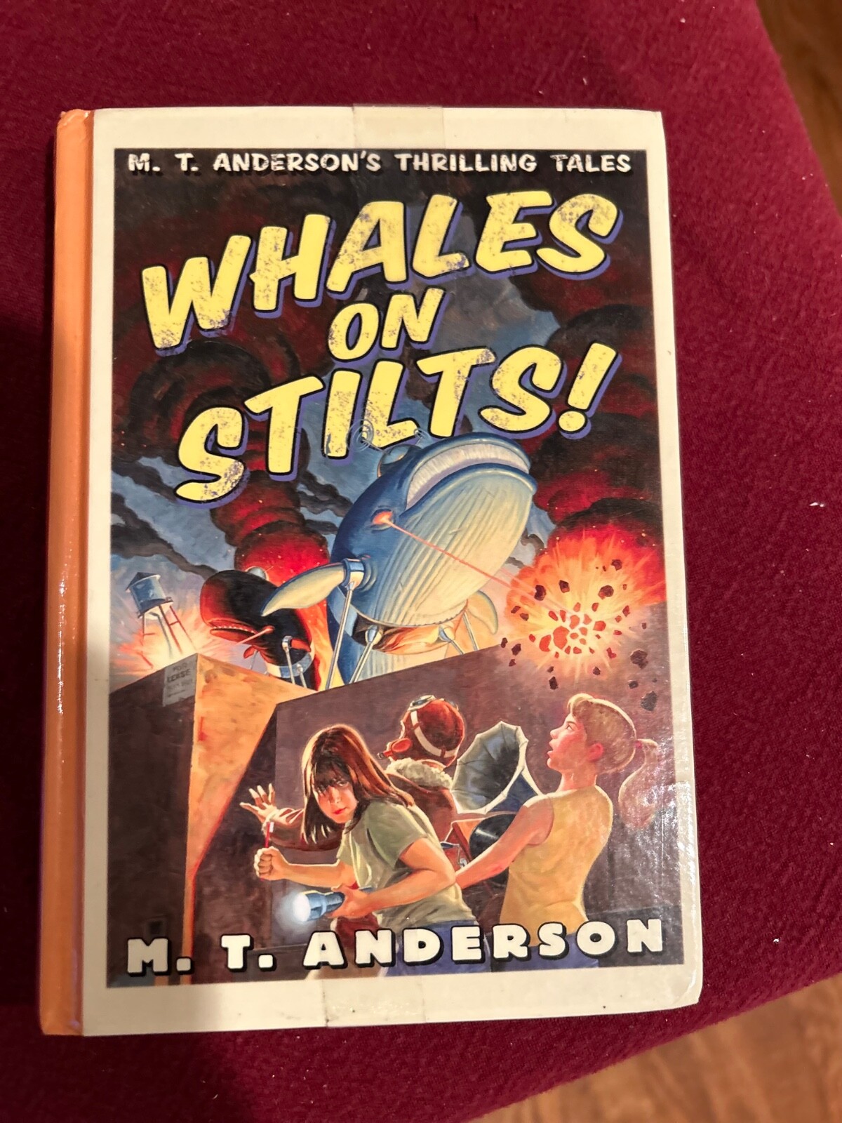 Lot of 4 Pals in Peril books by M.T. Anderson Whales Stilts